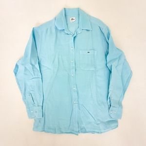LACOSTE linen button down dress shirt